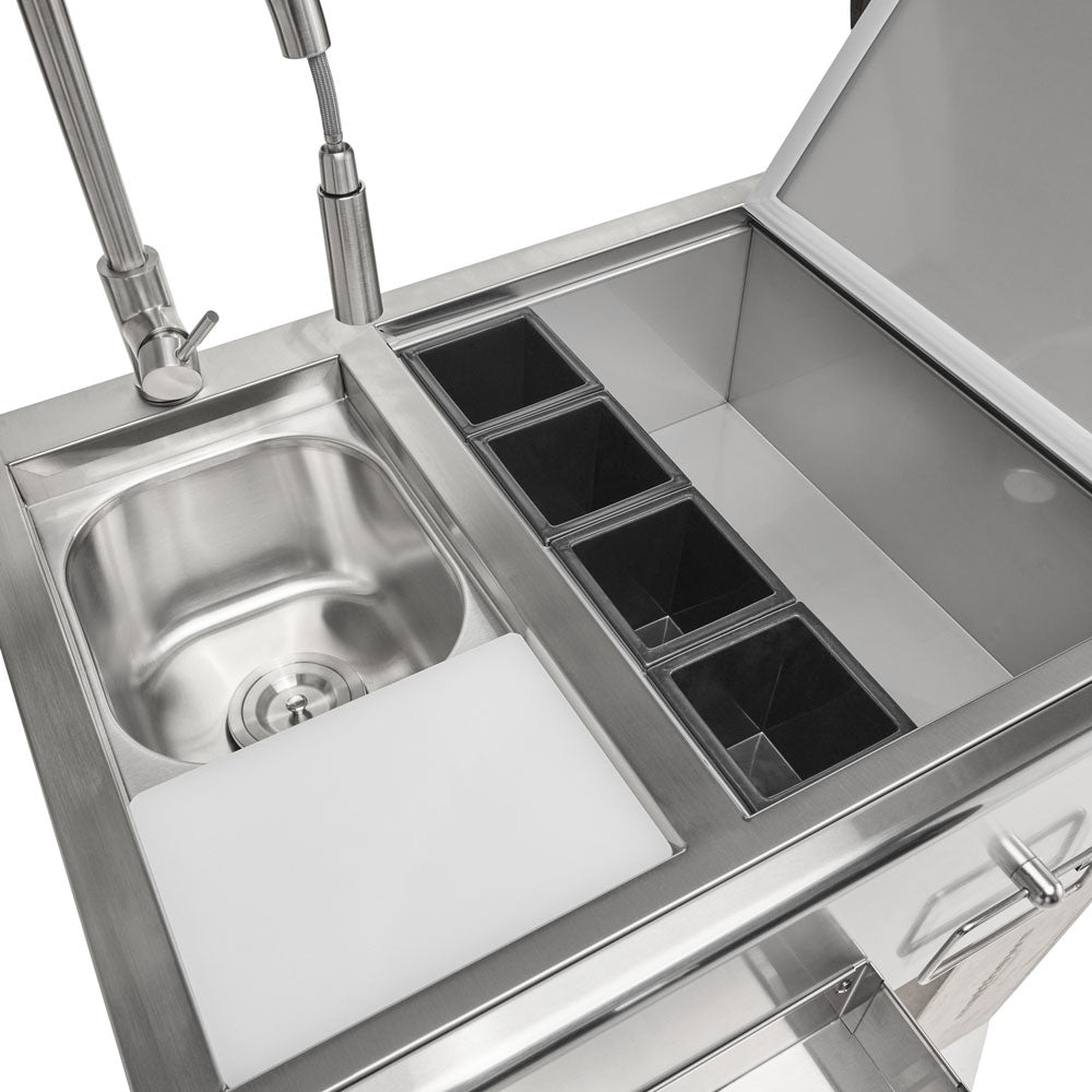Coyote 30" Refreshment Center w/ Sink, Faucet, DI Cooler