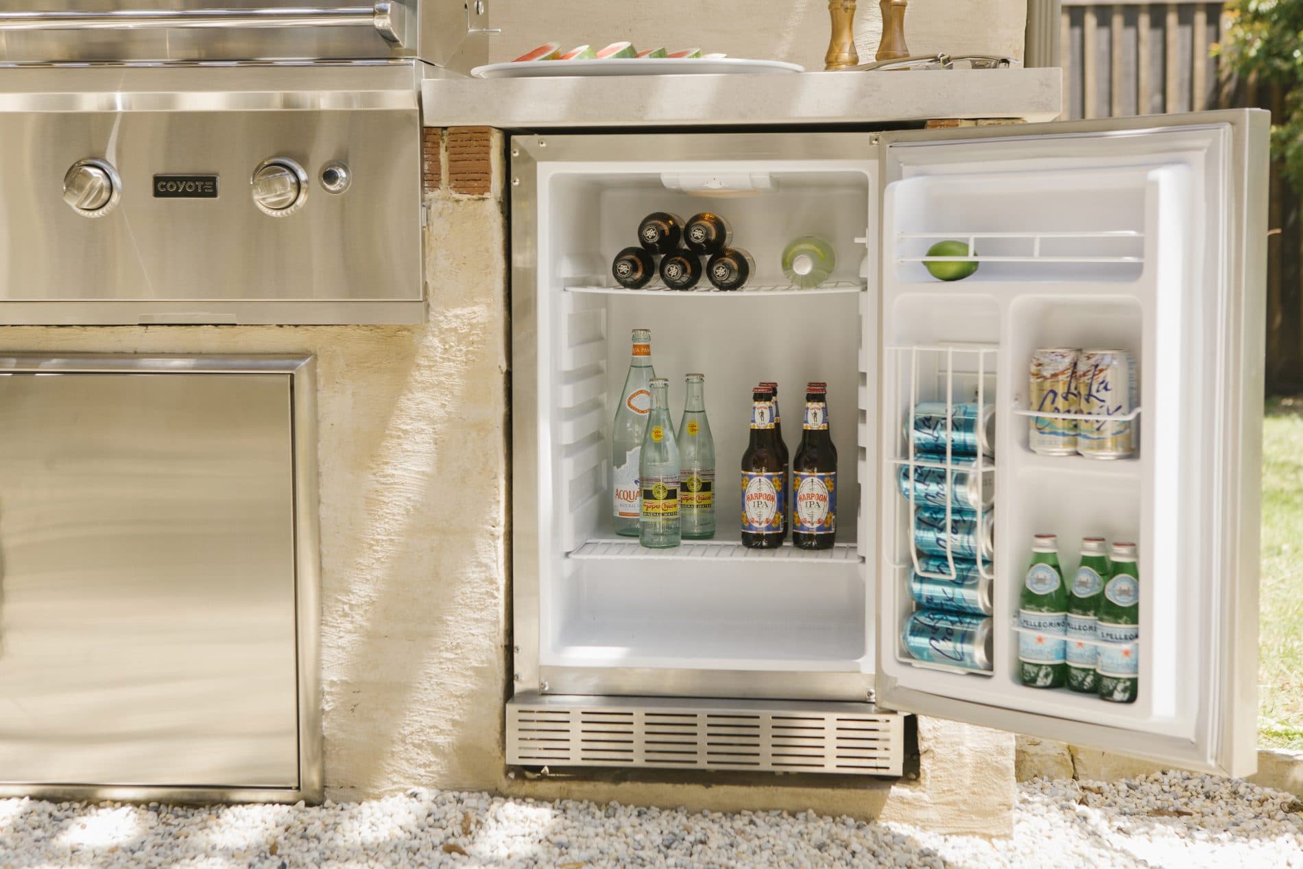 Coyote 21" Outdoor Refrigerator, LH
