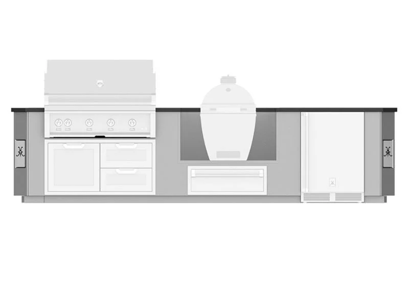 Hestan Grill Entertainment Suite Kamado 12 Foot