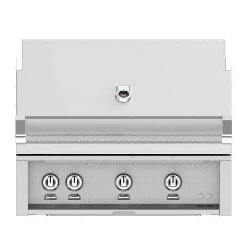 Hestan 36" Built-In Grill 2 Trellis Burners 1 Sear Burner Rotiss