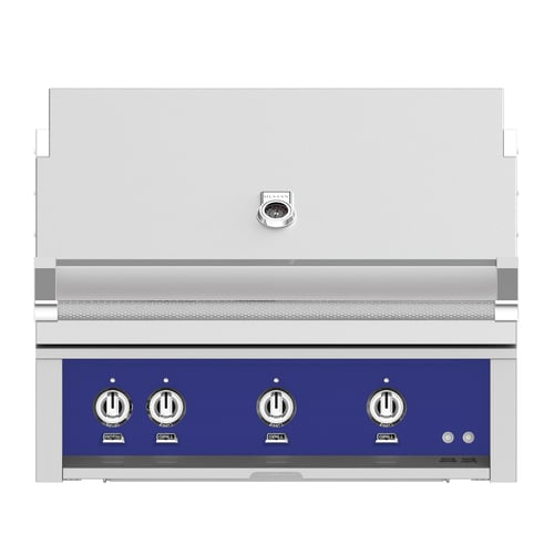 Hestan 36" Built-In Grill 3 Trellis Burners Rotisserie