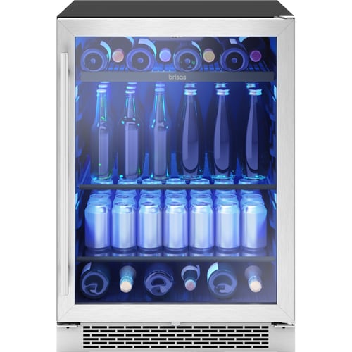 Zephyr Brisas Beverage Center 24" Single Zone - Glass Door