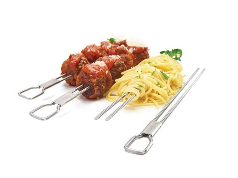 Broil King 4 Piece Stainless Steel Dual Prong Skewers