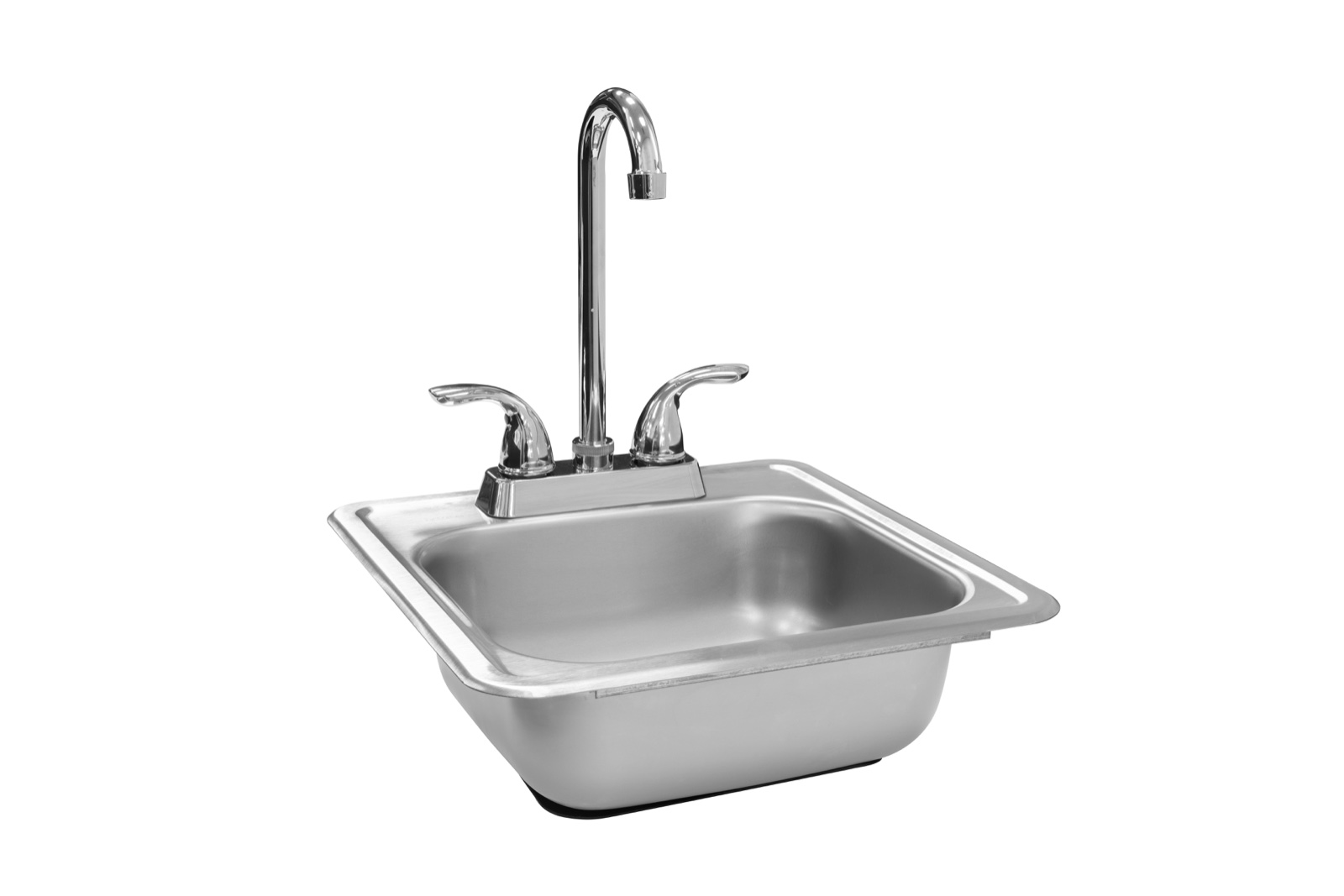 TrueFlame 15" x 15" Drop-in Sink with Faucet