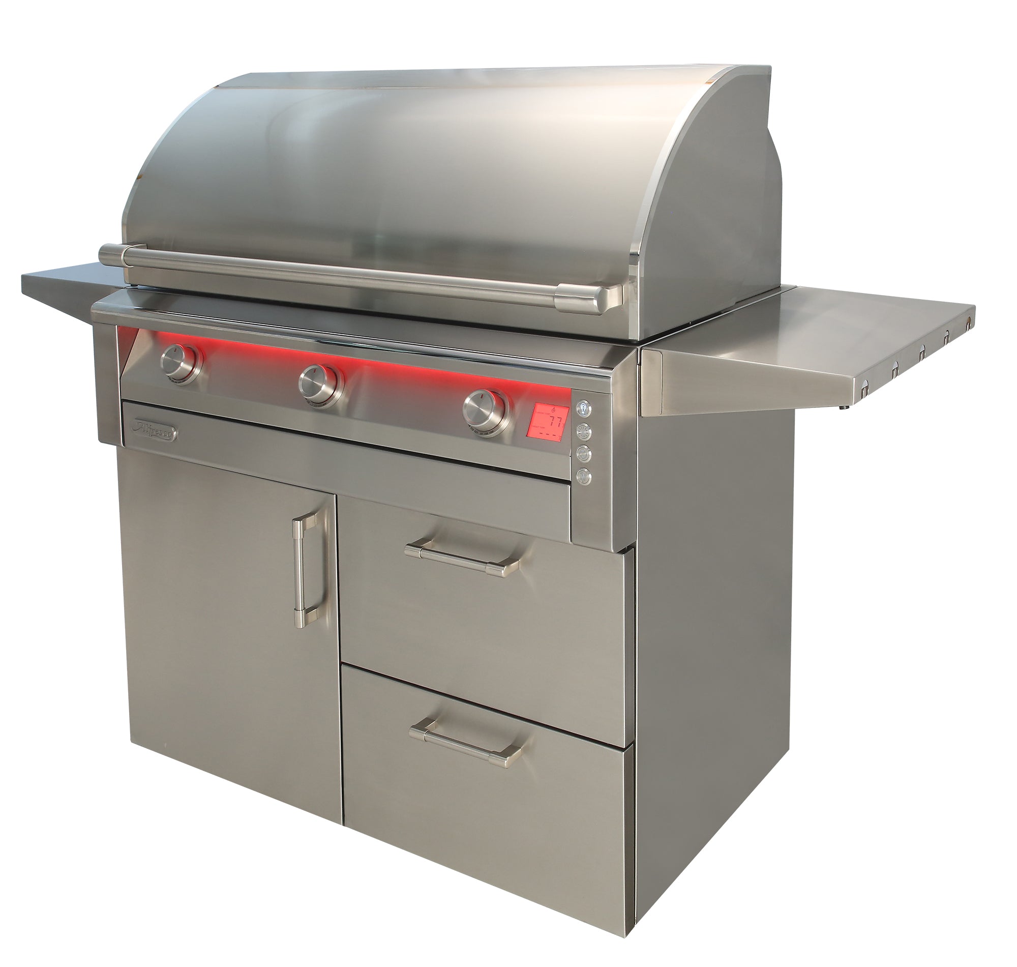 Alfresco 42-Inch AIPG Intelligent Natural Gas Grill On Cart