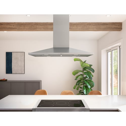 Zephyr Anzio Island Hood 42" LED 600 CFM ACT