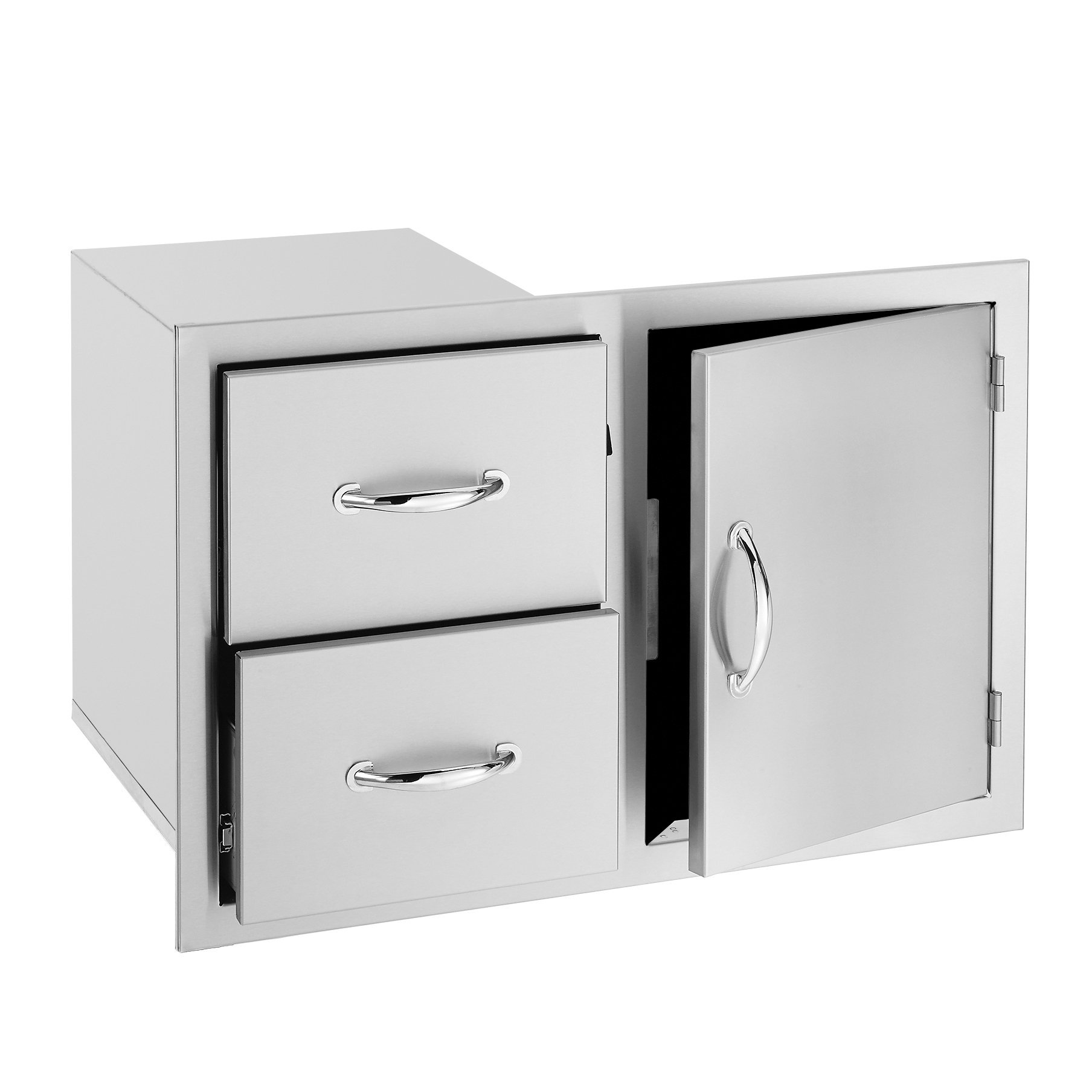 TrueFlame 33" Door & Double Drawer Combo