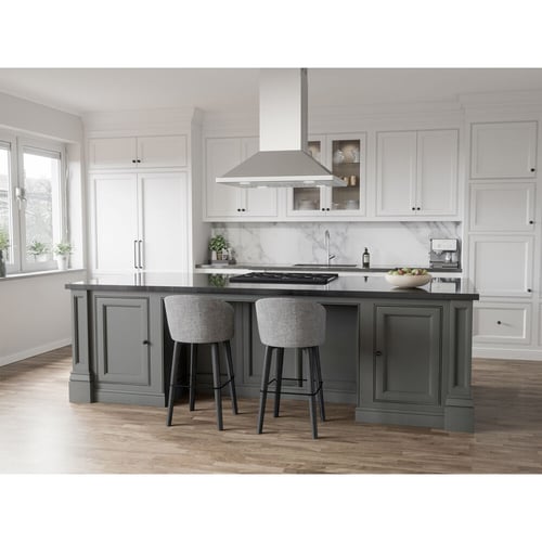 Zephyr Siena Pro Island 42" SS LED ACT