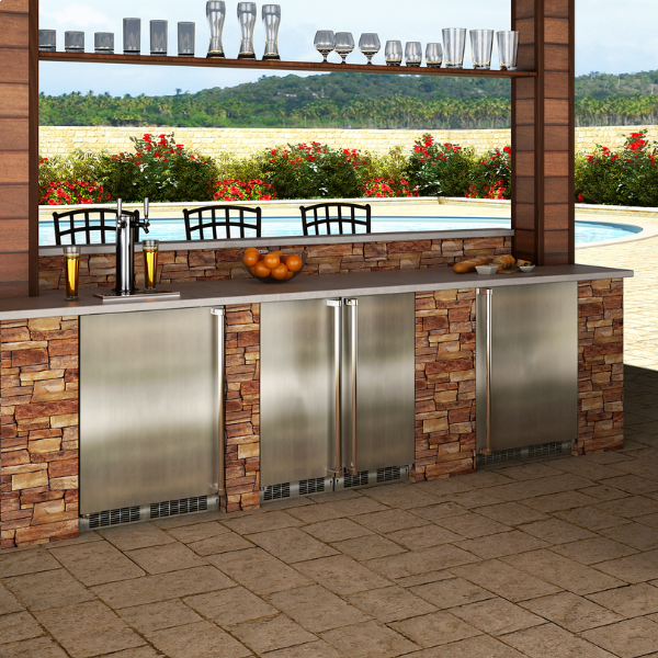 Marvel 15" Outdoor Built-In Clear IM