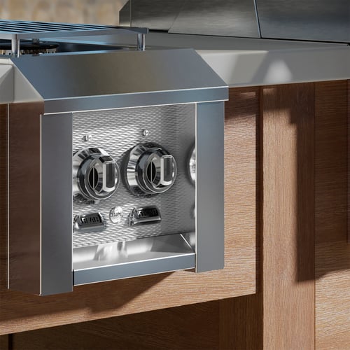 Hestan Double Side Burner 20000 BTU Diamond Cut