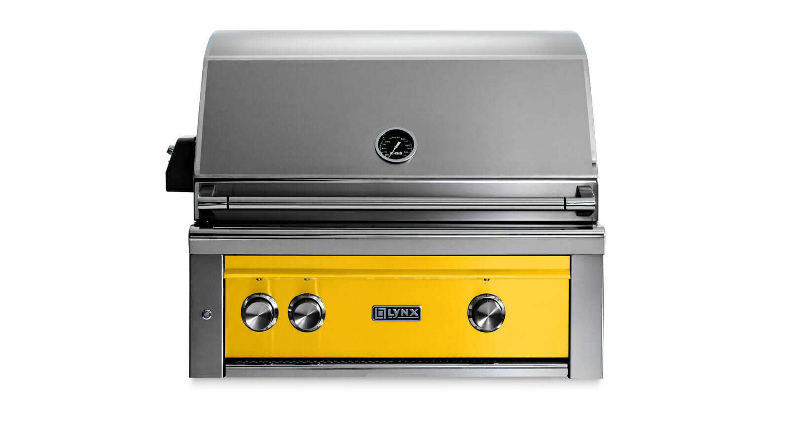 Lynx 30" Built-in Grill w All Trident Infrared Burners and Rotisserie - California Poppy - Liquid Propane