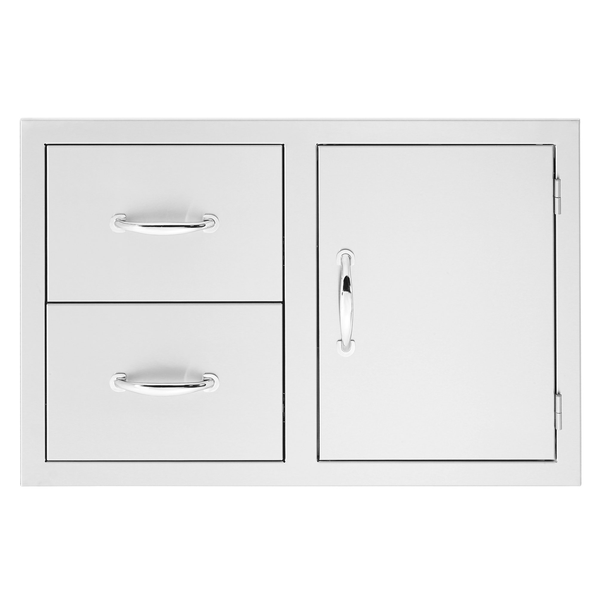 TrueFlame 33" Door & Double Drawer Combo