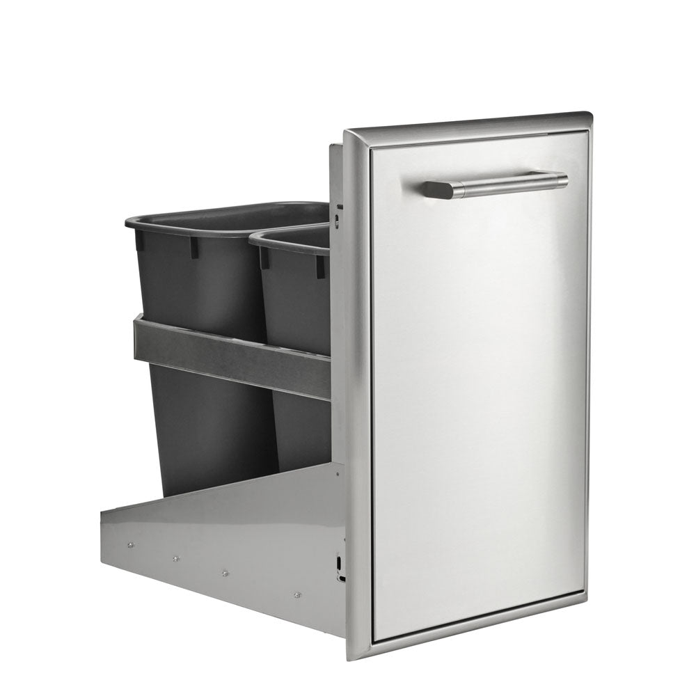 Coyote Front to Back Trash and Recycling Combo