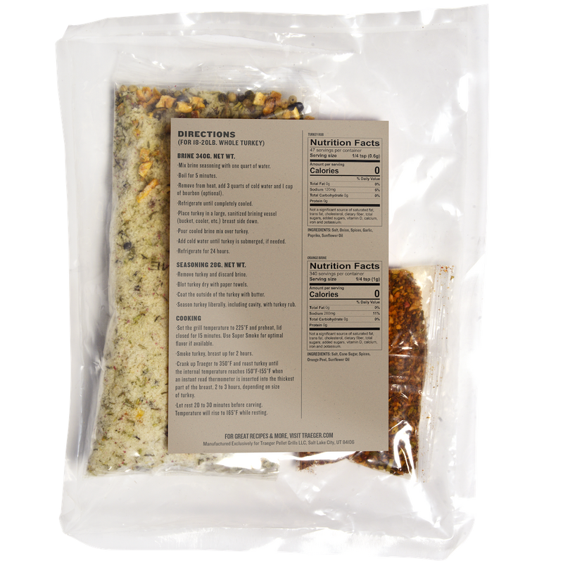 Traeger LE TURKEY PELLET AND BRINE KIT - 18LB