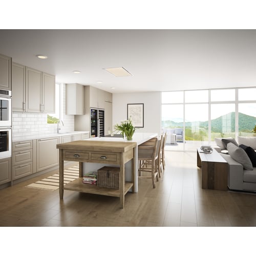 Zephyr Lux Glo Island 36in Wht PAS LED BODY ONLY