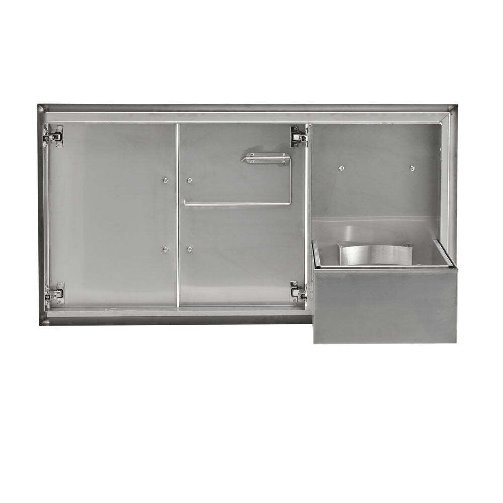 Coyote Combo Drawer - Pull out LP Tank and Double Door