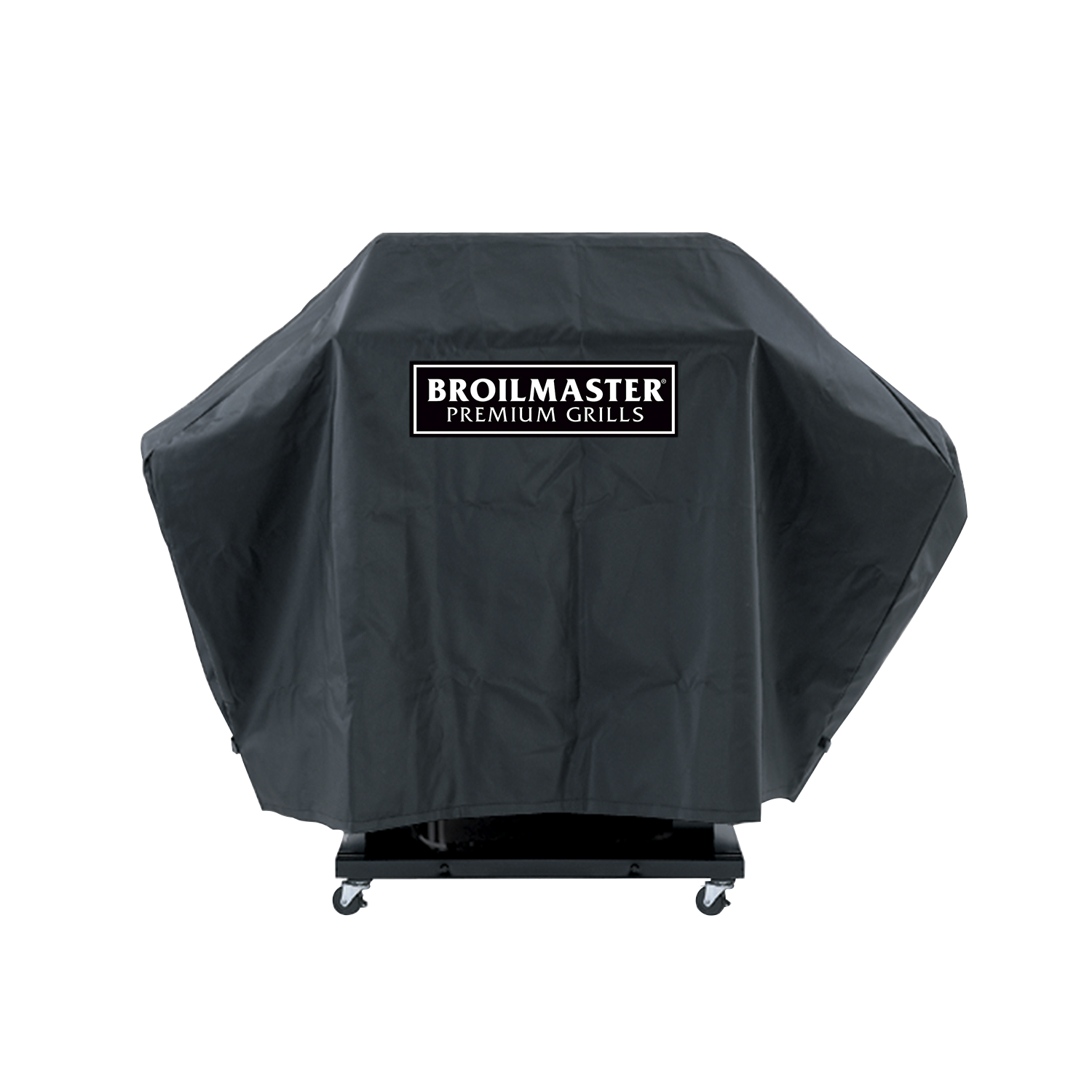 Broilmaster Full Length Cover for Broilmaster grill without Side Shelves, Black