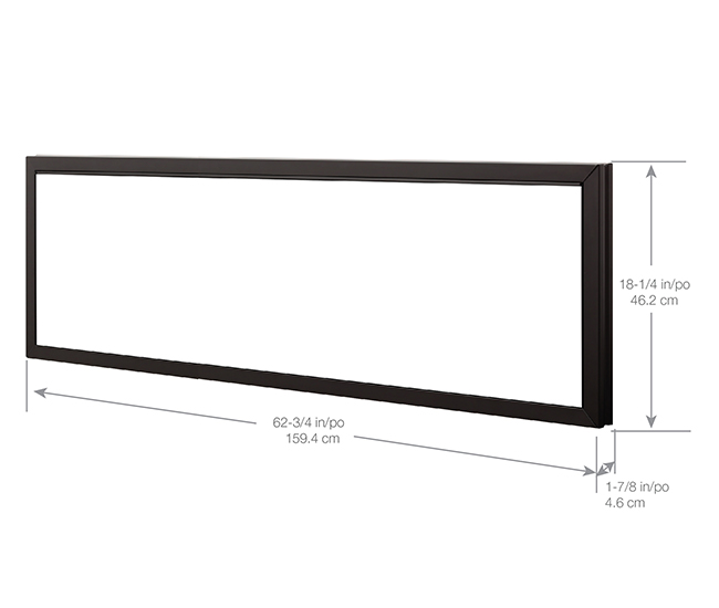 Dimplex Ignite XLF 60" Black Metal Trim