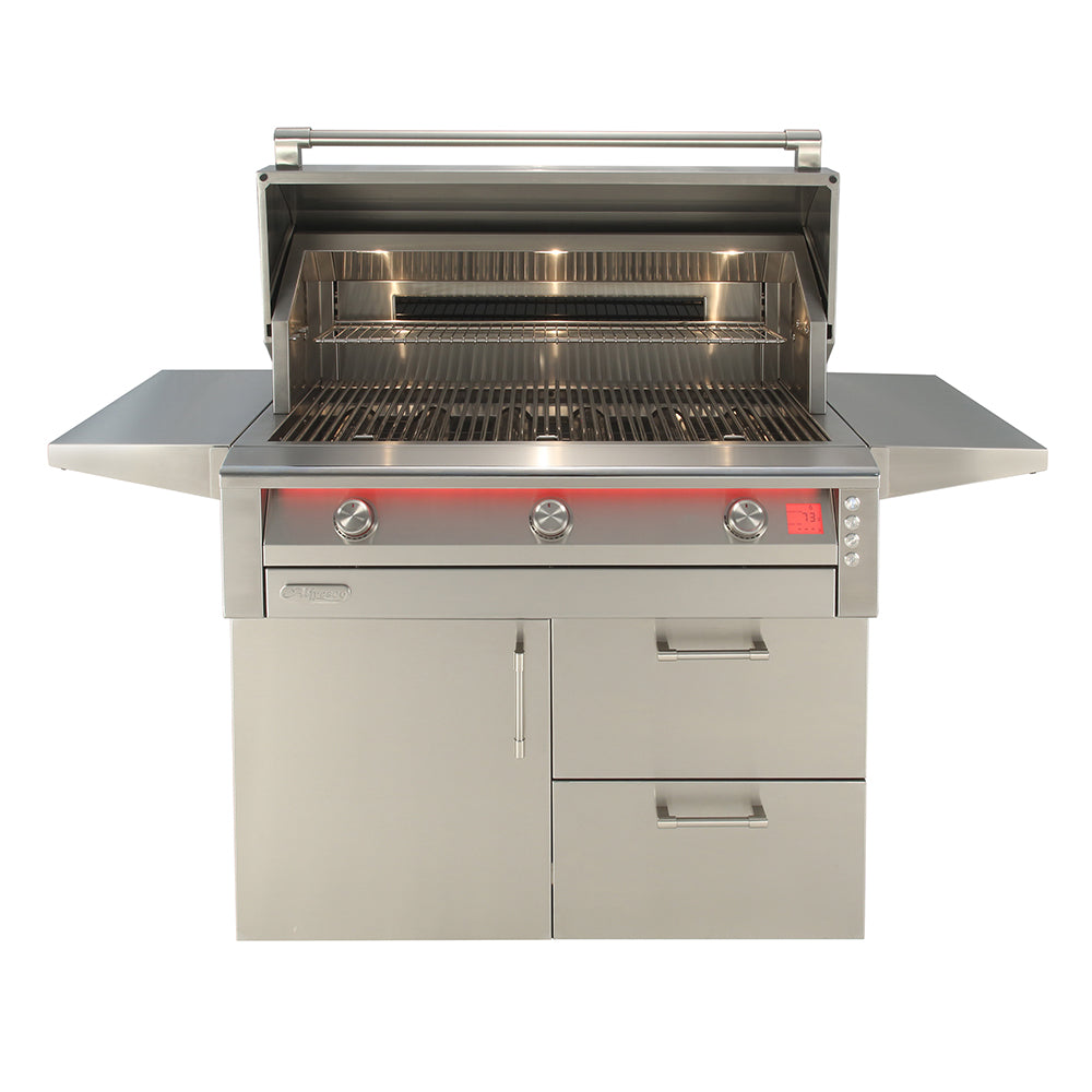 Alfresco 36-Inch AIPG Intelligent Propane Gas Grill On Cart