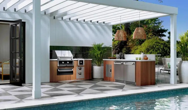 Hestan ASPIRE Outdoor 24" Refrigerator Solid Reversible Door Lock