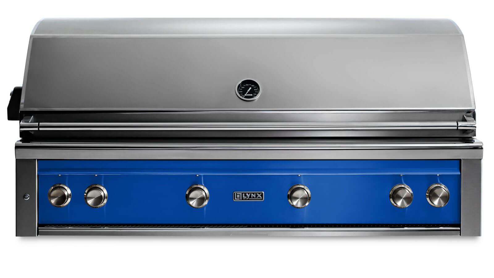 Lynx 54" Built-in Grill with 1 Trident Infrared Burner and 3 Ceramic Burners, Rotisserie - Pacific Blue - Natural Gas