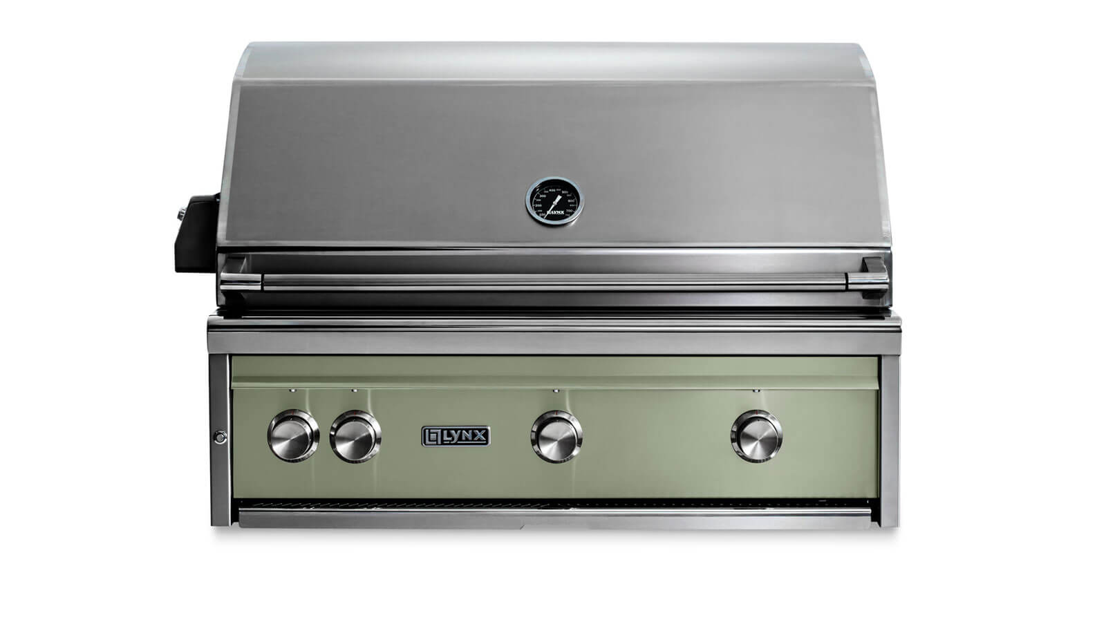 Lynx 36" Built-in Grill w All Ceramic Burners and Rotisserie - Desert Sage - Natural Gas