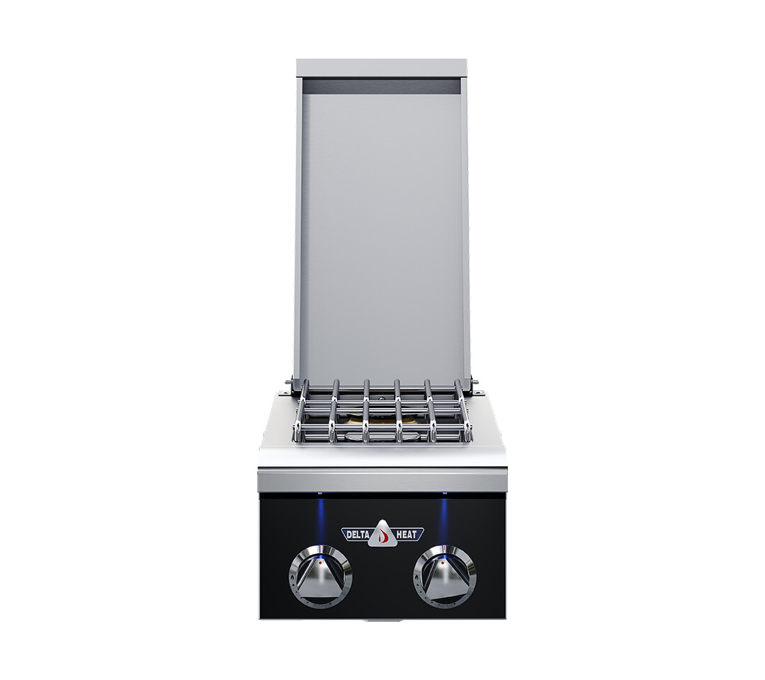 Delta Heat Double Side Burner - White