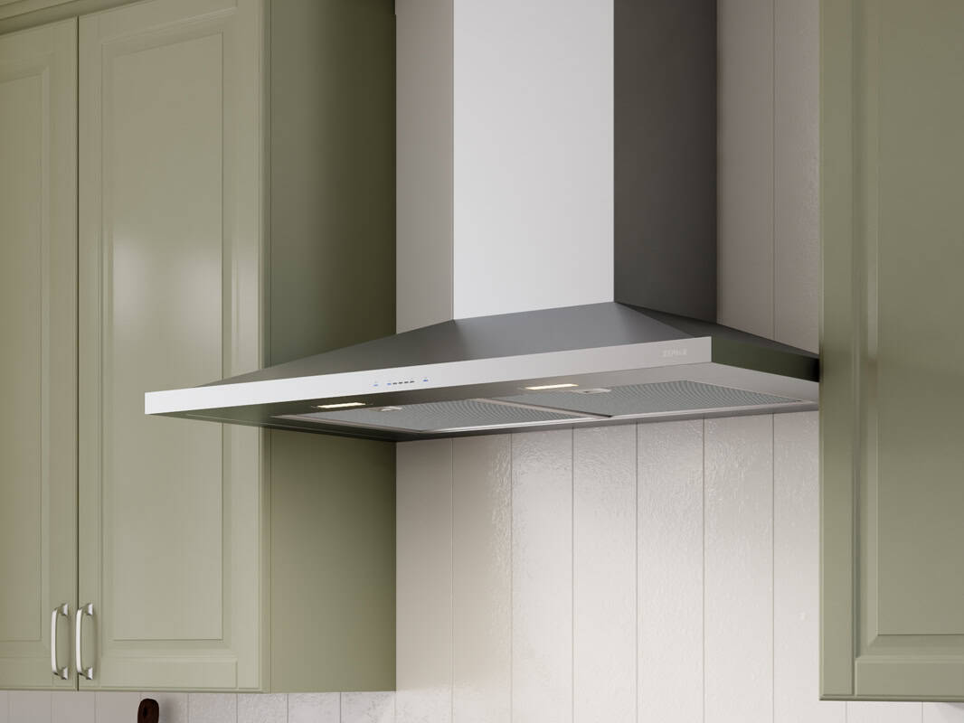 Zephyr Anzio Chimney Hood 30" LED 600 CFM ACT