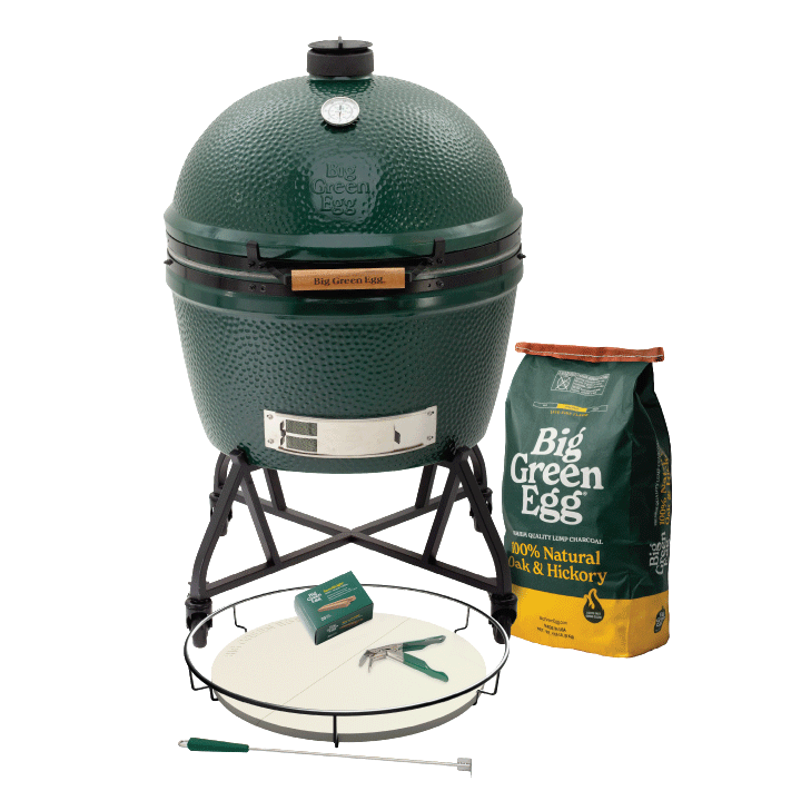 Big Green Egg 2Xl Big Green Egg In An Integgrated Nest+Handler Package