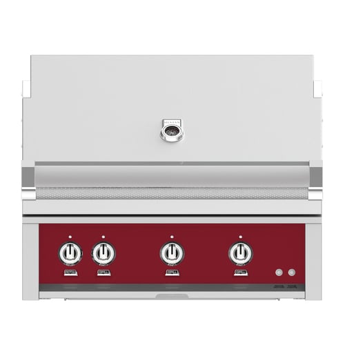 Hestan 36" Built-In Grill 2 Trellis Burners 1 Sear Burner Rotiss