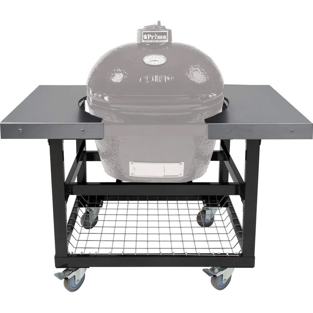 Cart Base w Basket and SS Side Shelves