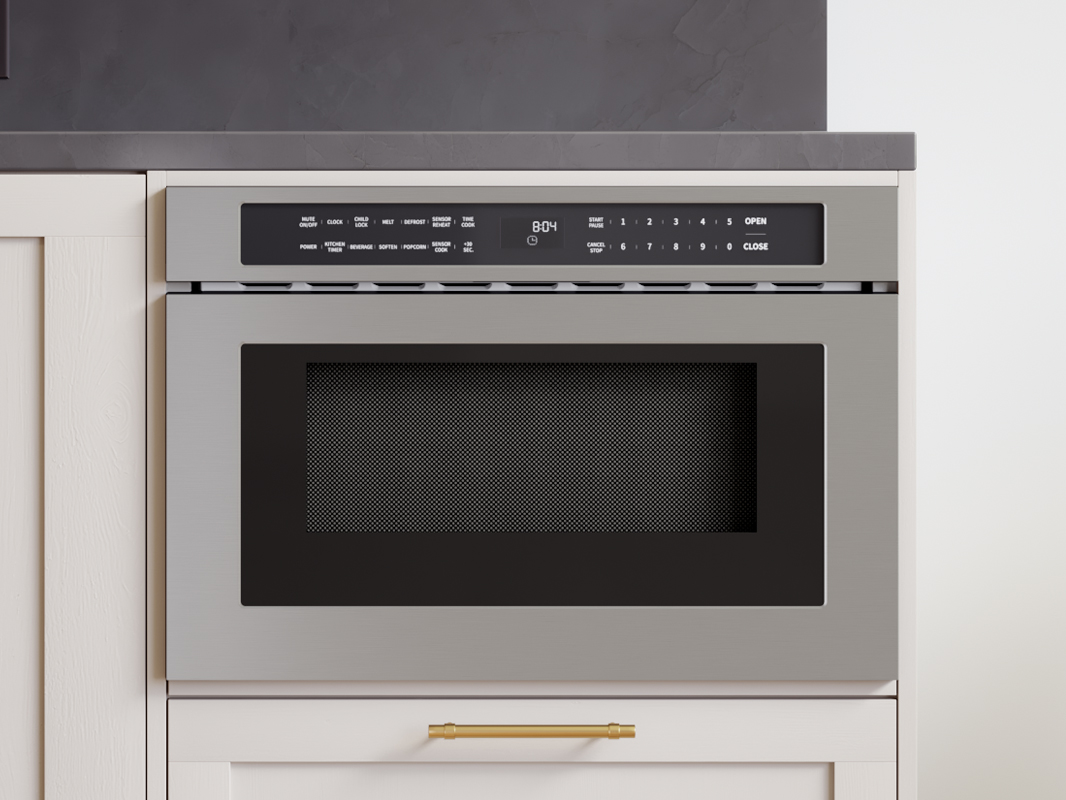Zephyr Microwave Drawer 30in Built-In SS 1.2cf