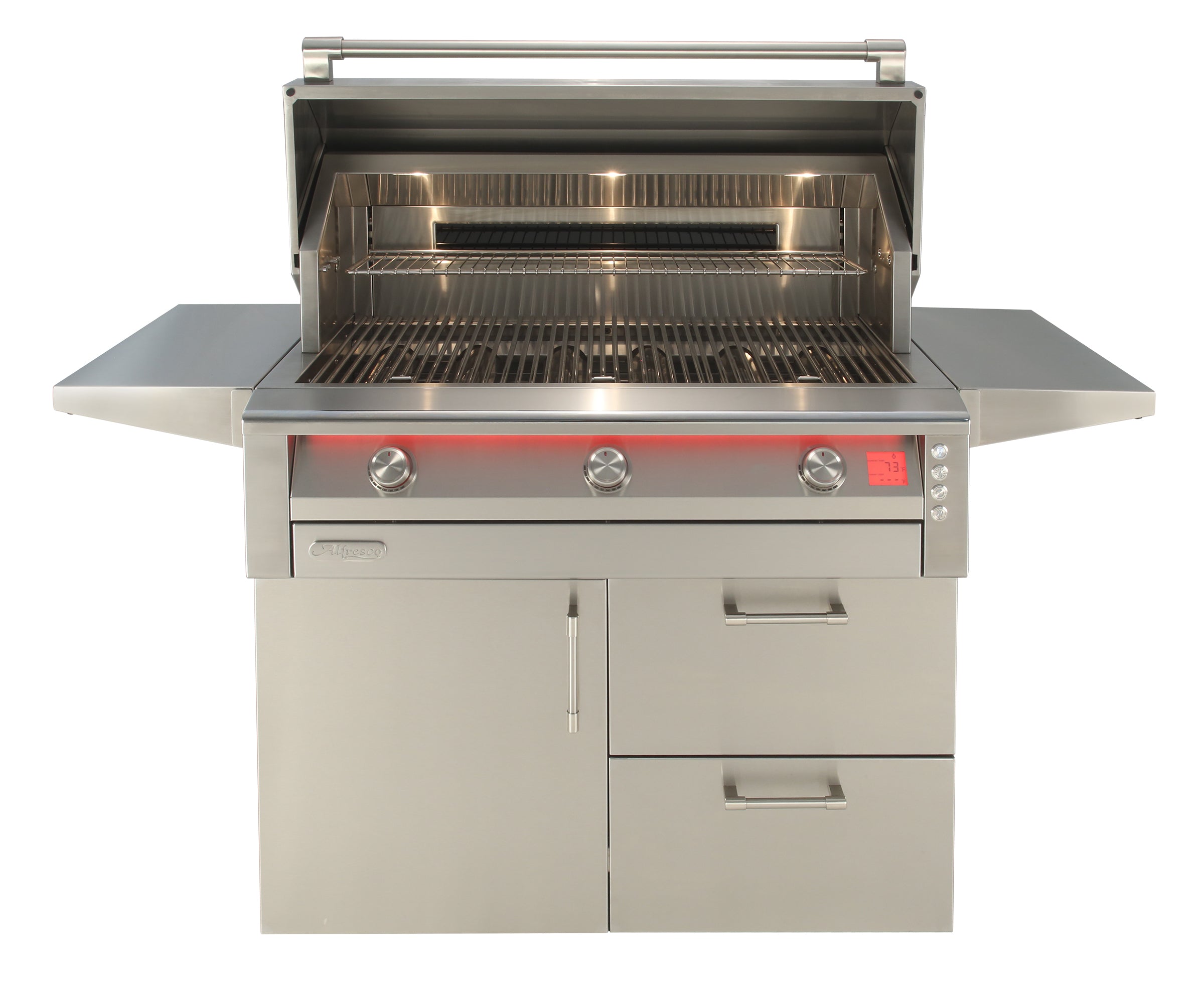 Alfresco 36-Inch AIPG Intelligent Propane Gas Grill On Cart