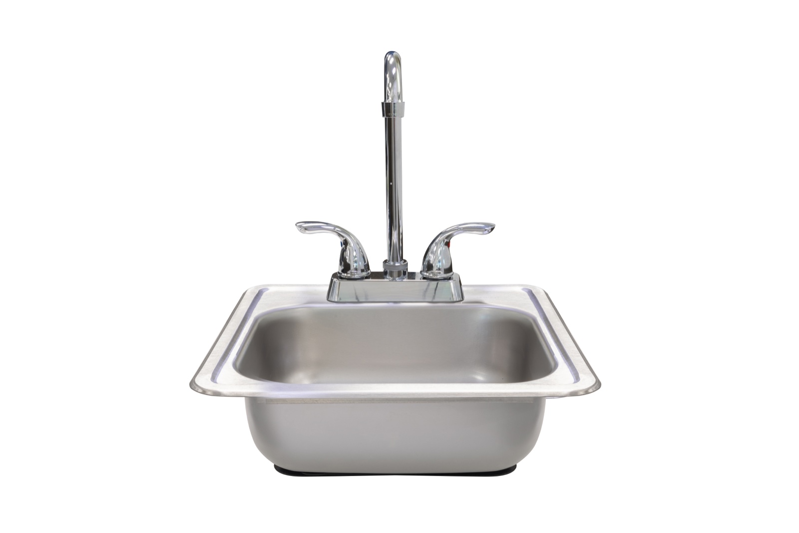 TrueFlame 15" x 15" Drop-in Sink with Faucet