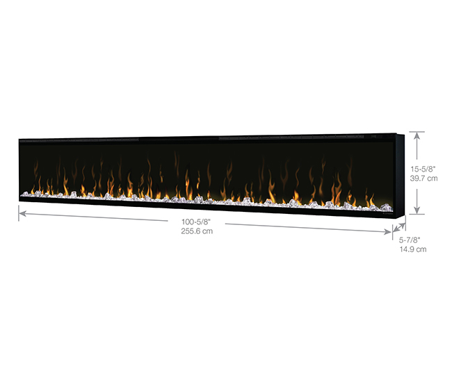 Dimplex IgniteXL 100" Linear Electric Fireplace