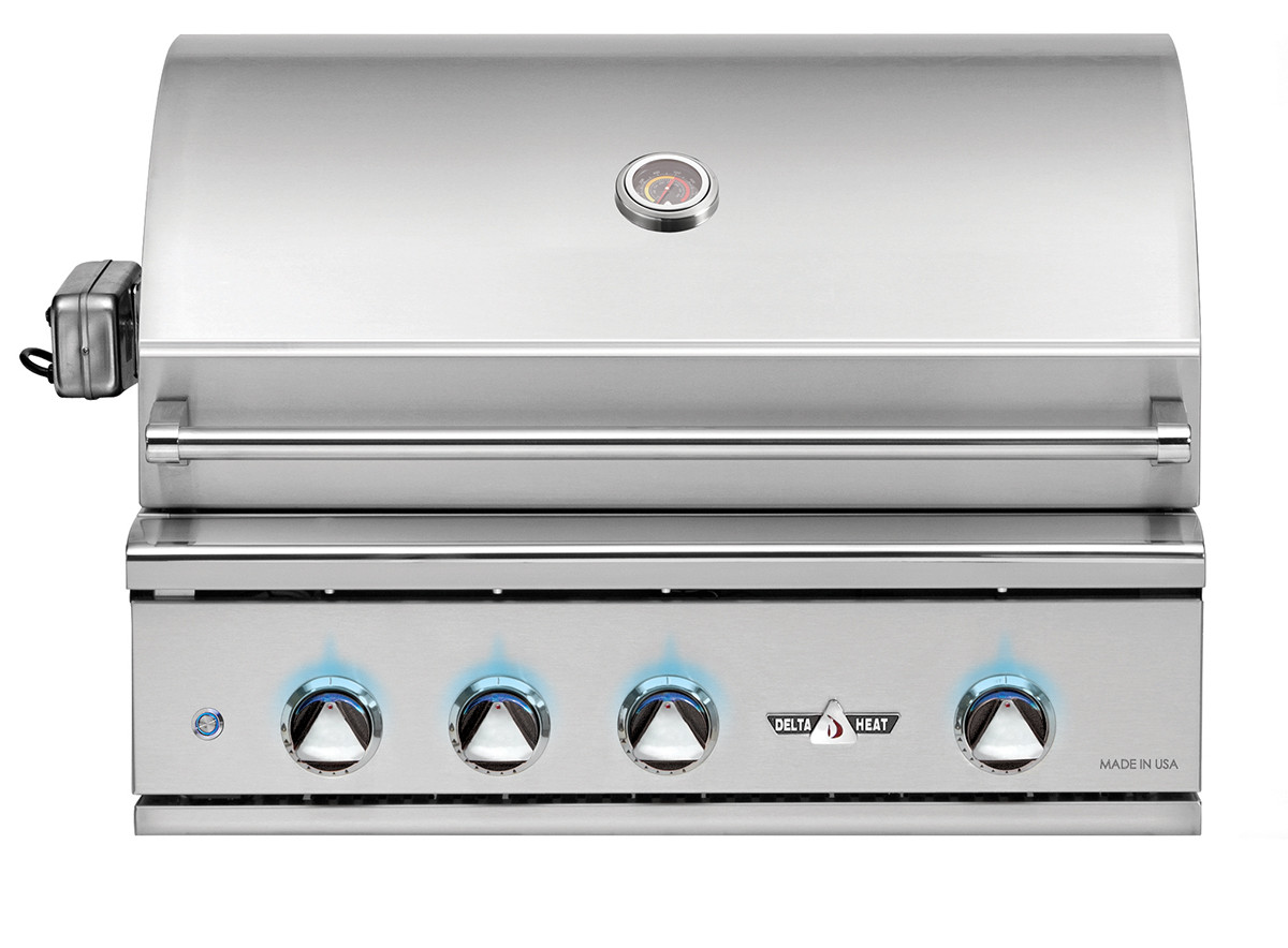 Delta Heat Built-In Grill with Rotisserie & Sear Zone