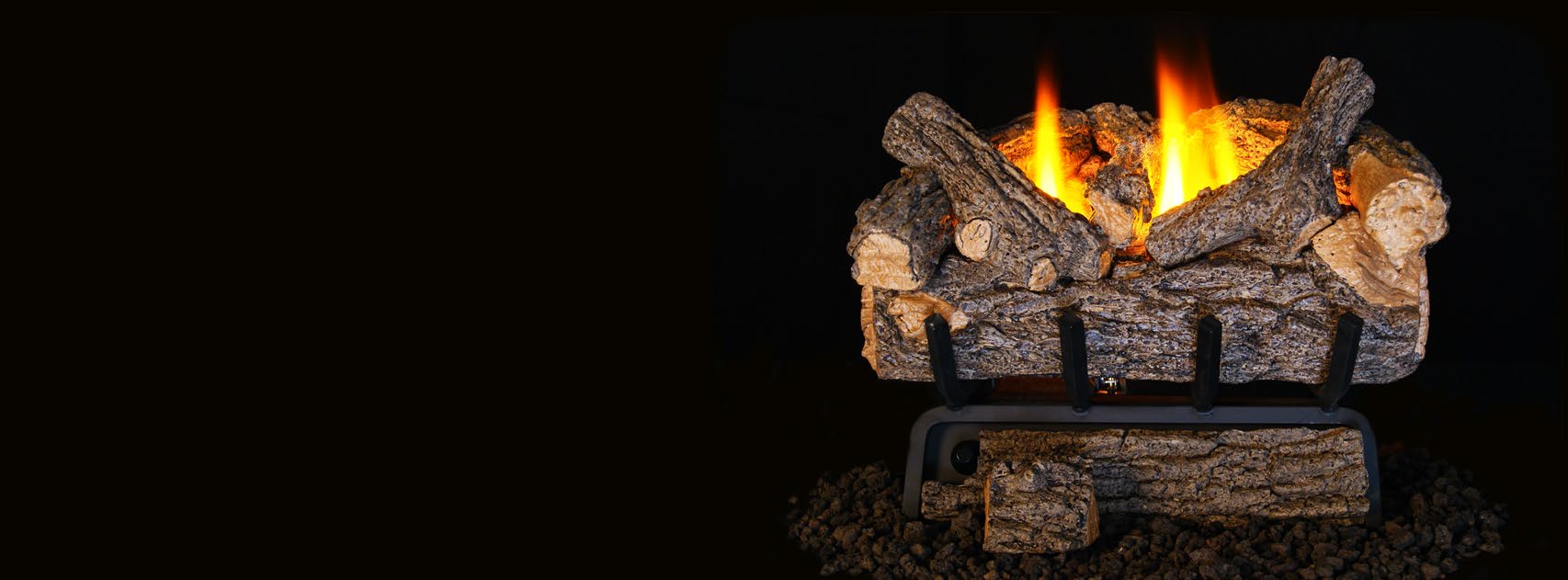 Real Fyre G8E Vent-Free LP Burner - On/Off Remote