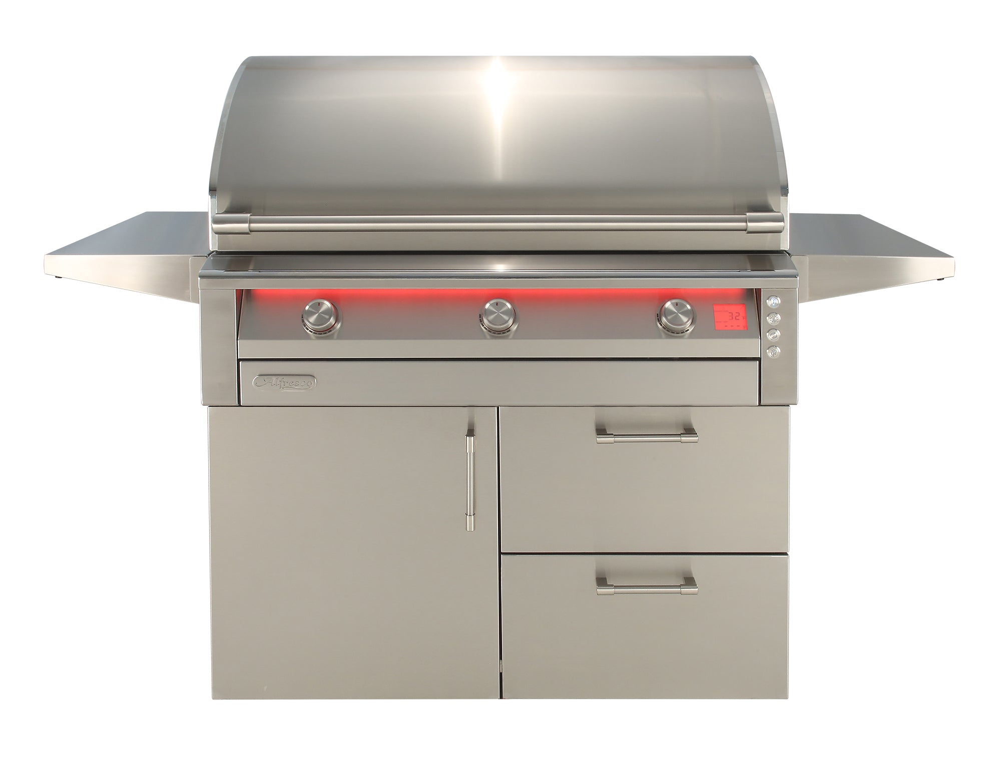 Alfresco 42-Inch AIPG Intelligent Propane Gas Grill On Cart