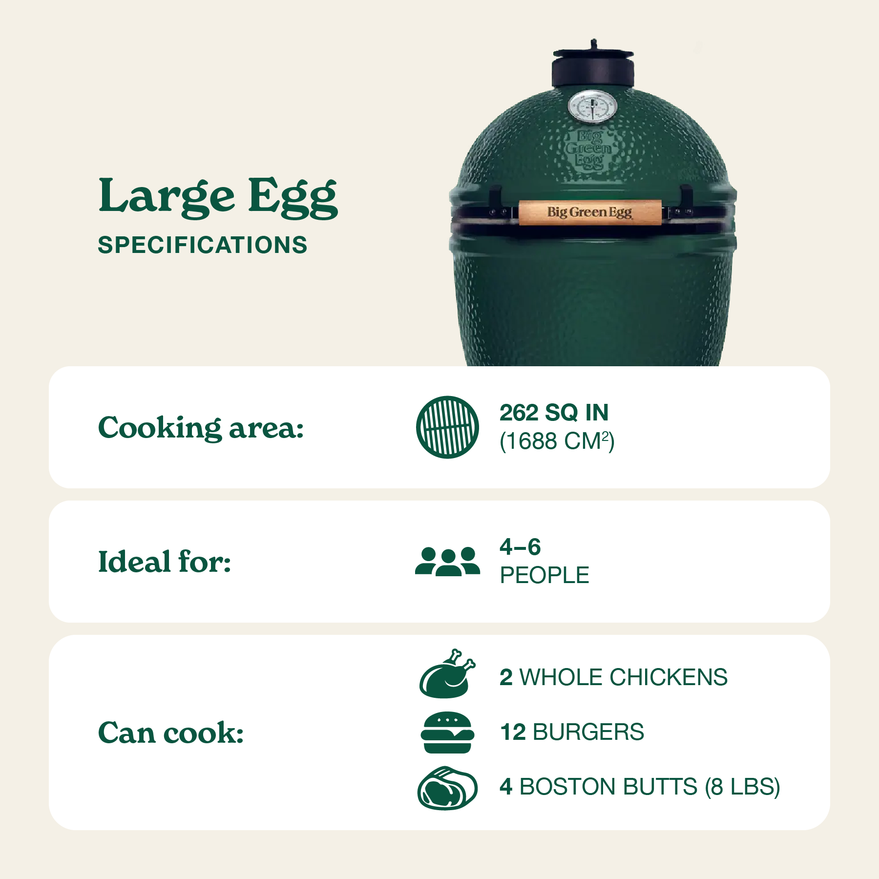 Big Green Egg Kamado Grill