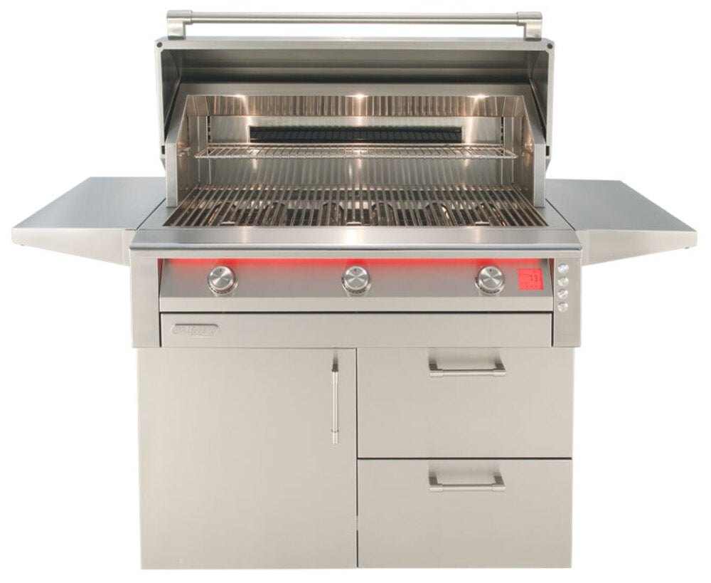 Alfresco 42-Inch AIPG Intelligent Natural Gas Grill On Cart