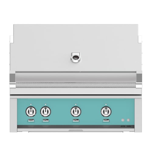 Hestan 36" Built-In Grill 3 Trellis Burners Rotisserie