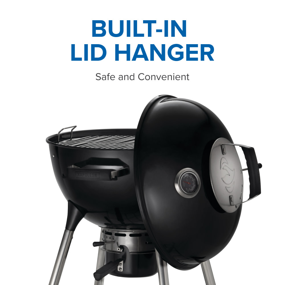 Napoleon Charcoal Kettle Grill, Black
