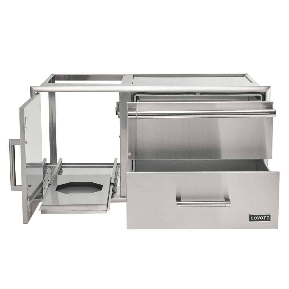 Coyote Combo Drawer - CWD, Storage Drawer, Single Access Door