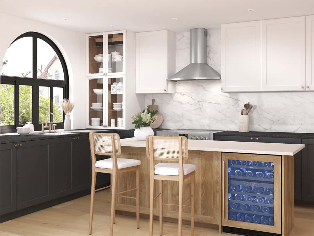 Zephyr Savona Chimney Hood 30" LED 600 CFM ACT