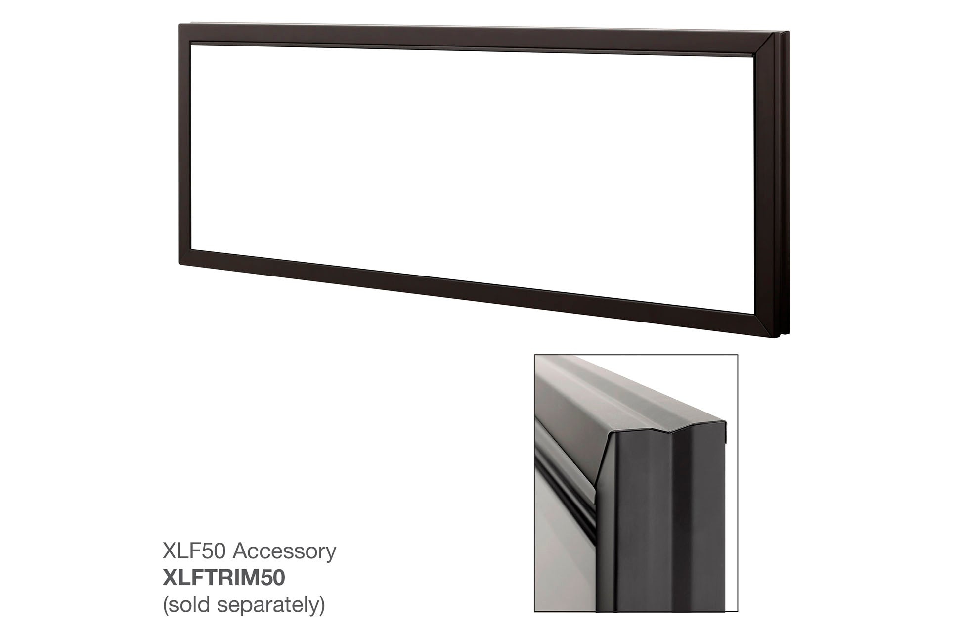 Dimplex Ignite XLF 50" Black Metal Trim