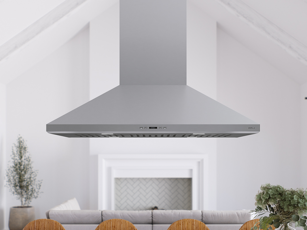 Zephyr Siena Pro Island 36" SS TrueHue LED ACT