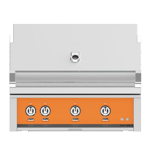 Hestan 36" Built-In Grill 3 Trellis Burners Rotisserie