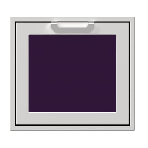 Hestan 24" Right Swing Access Door Recessed Marquise Accented Pane - Lush