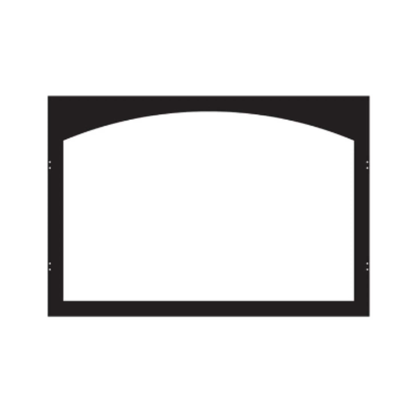 Empire Arch Hinge Door Frame 36" Black