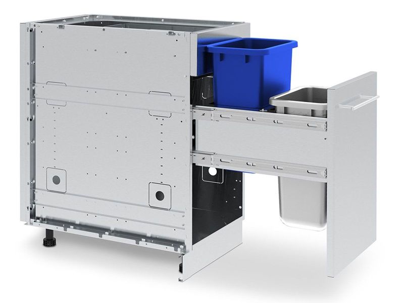 Stainless Steel Waste Organizer Cabinet